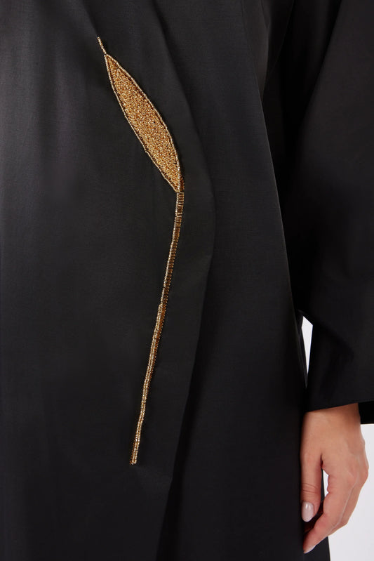 Power Black Abaya