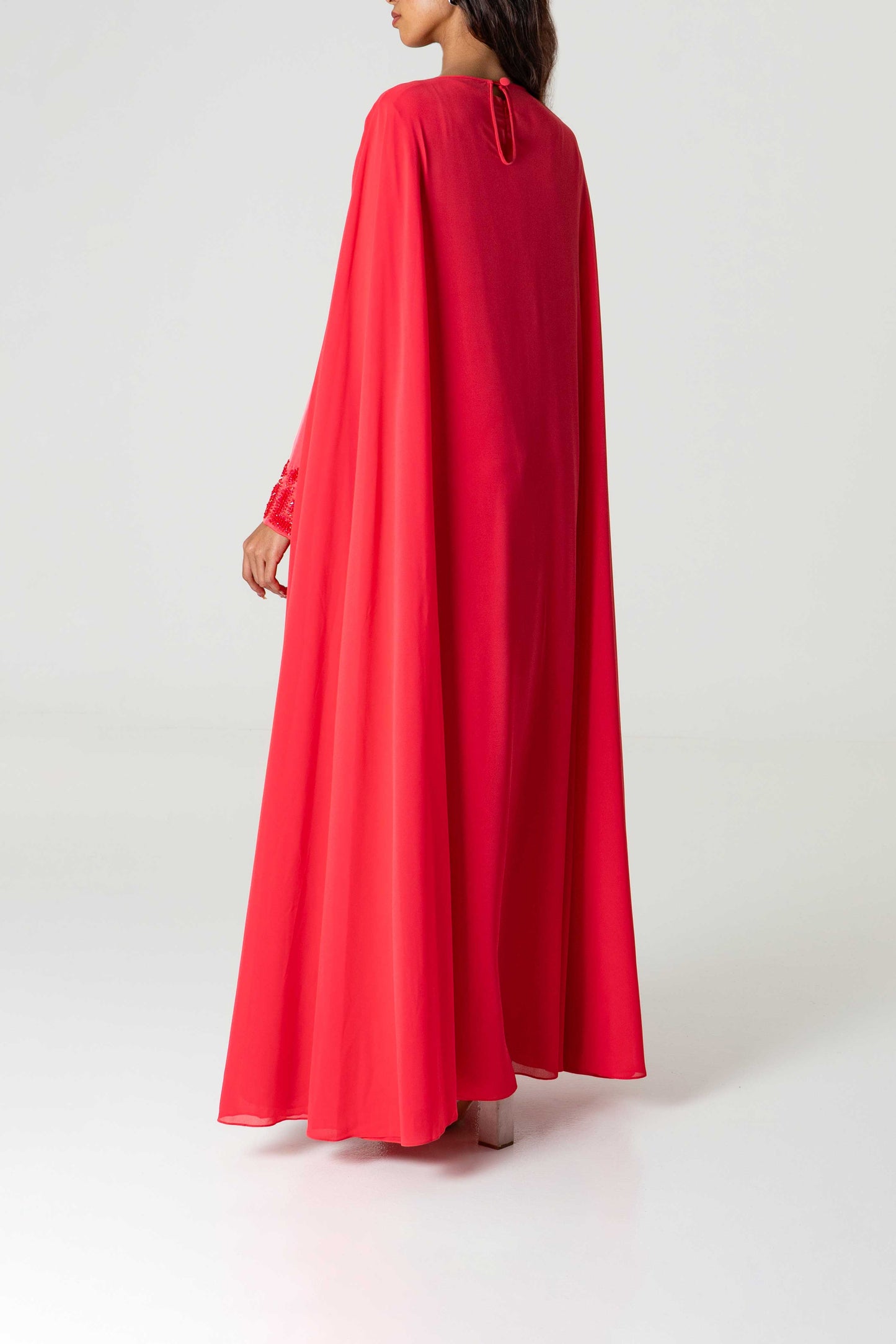 Embroidered Cape Kaftan