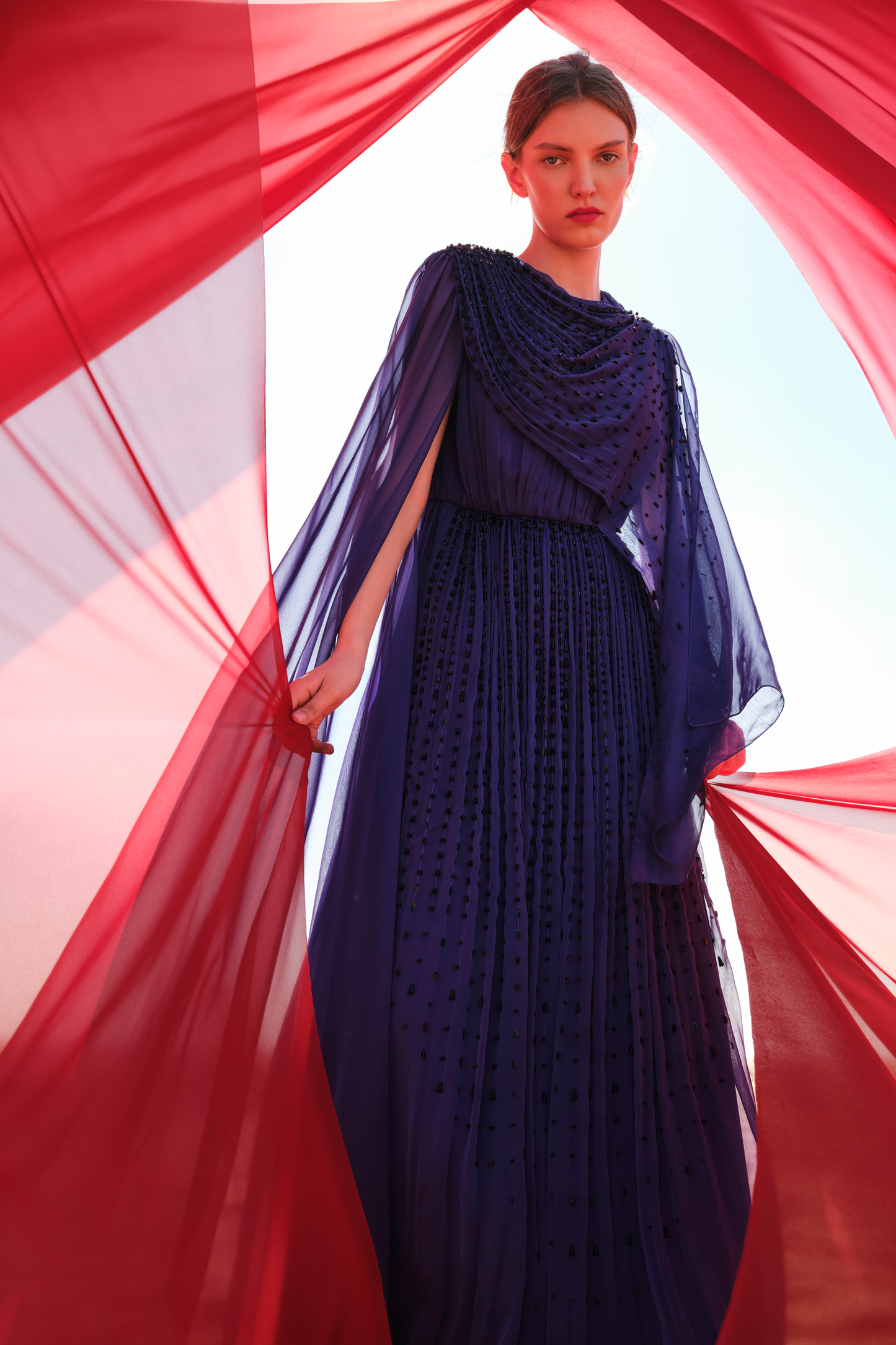 IGNIA Cowl-Neck Dress