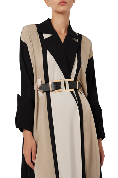 Courage Brass and Leather Belt