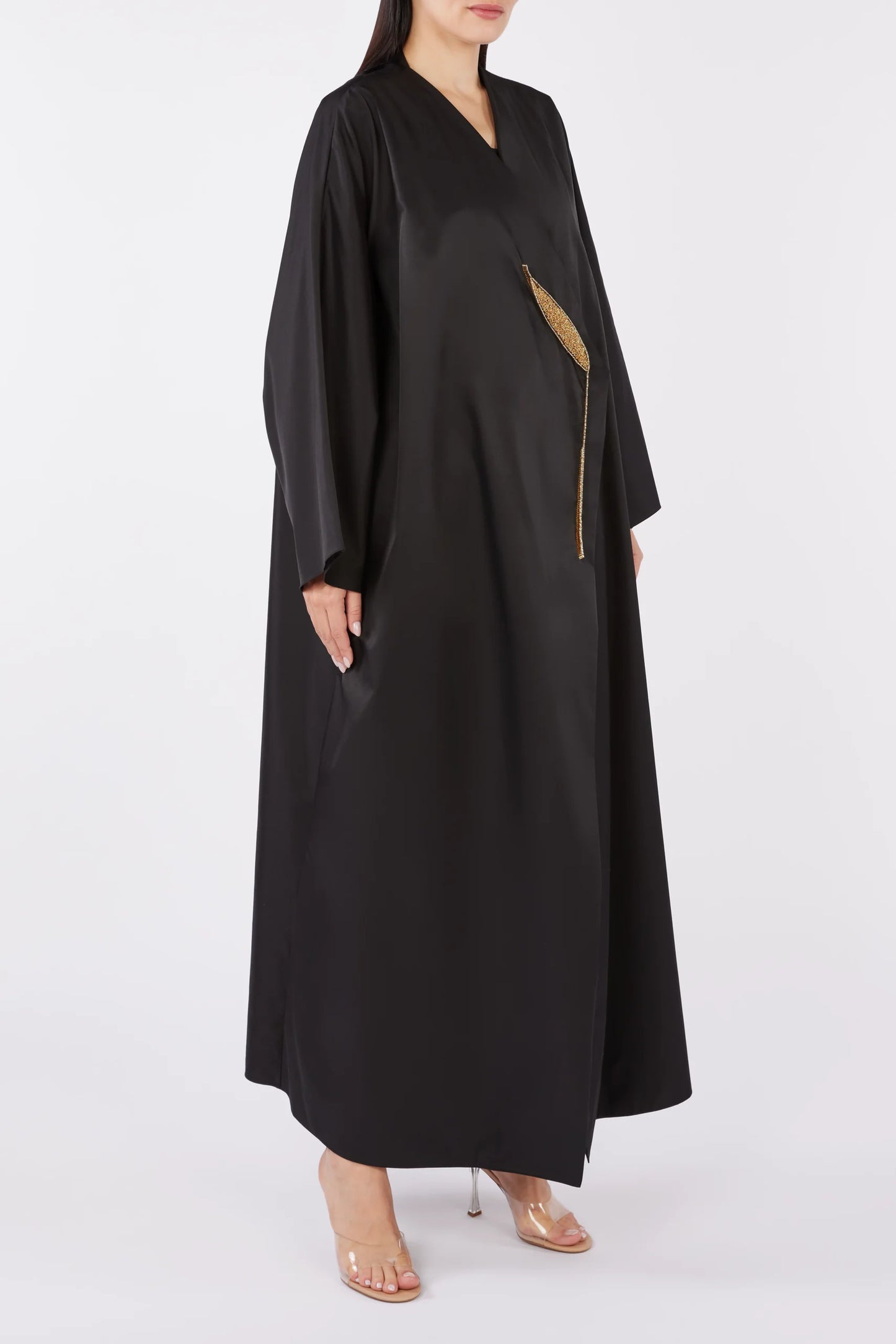 Power Black Abaya