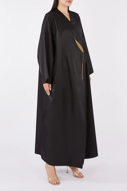 Power Black Abaya