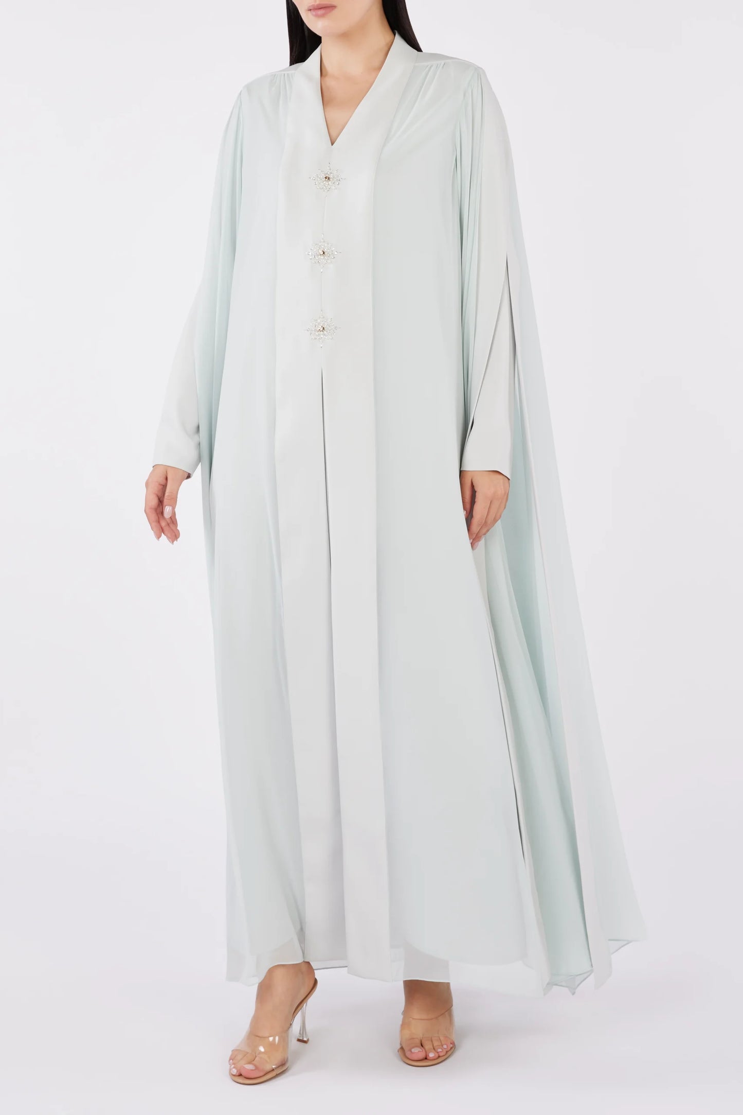 Indulgence Cape Effect Chiffon Kaftan and Inner Dress