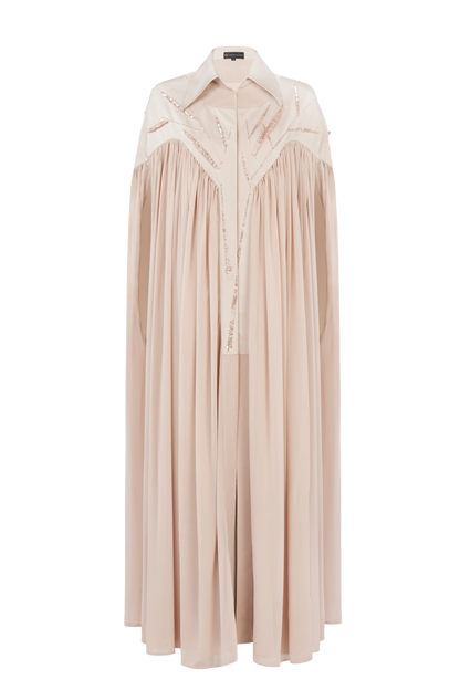 Power Collared Kaftan