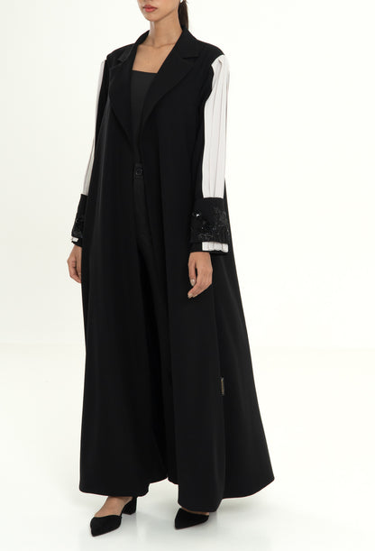 Terra Collared Abaya