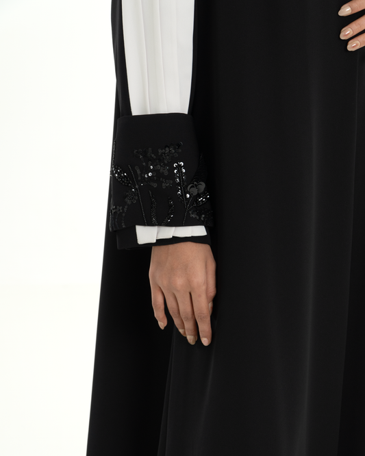 Terra Collared Abaya