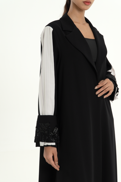 Terra Collared Abaya