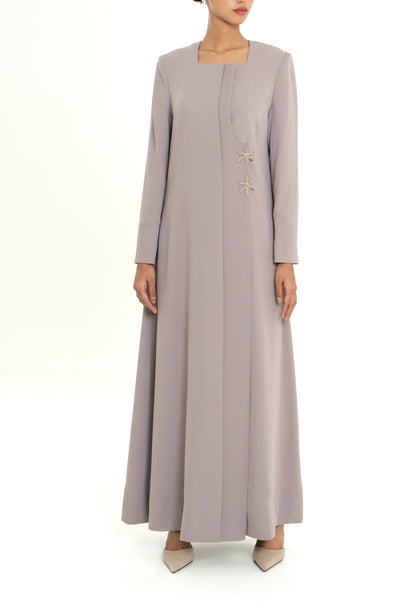 AQUA Coat-Style Abaya