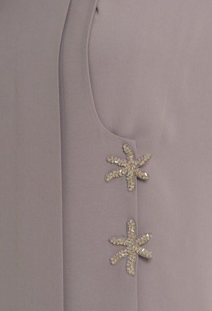 AQUA Coat-Style Abaya