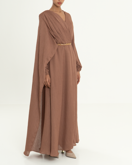 Terra Wrap-Style Dress