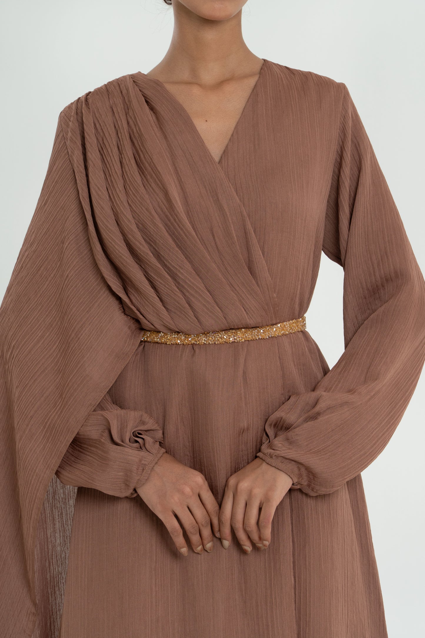 Terra Wrap-Style Dress