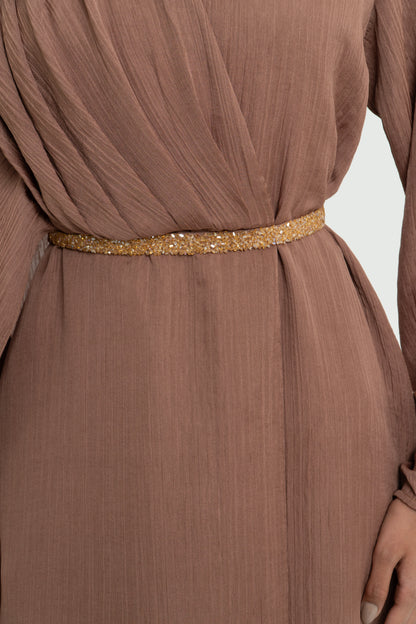 Terra Wrap-Style Dress