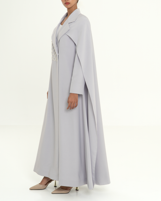 AERA Notched Collar Abaya