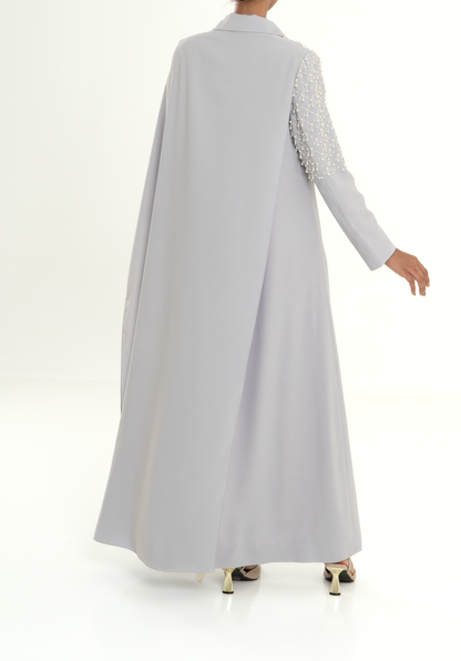 AERA Notched Collar Abaya
