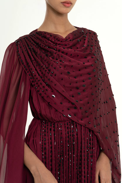 IGNIA Cowl-Neck Dress