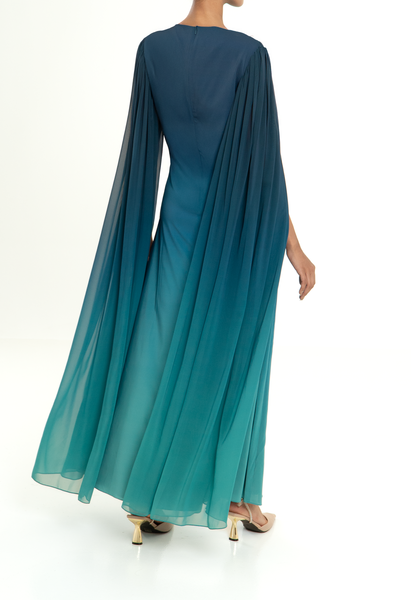 AQUA Cowl-Neck Dress