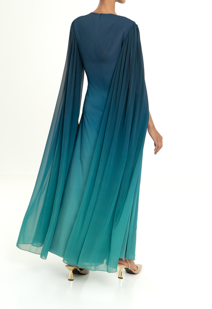 AQUA Cowl-Neck Dress