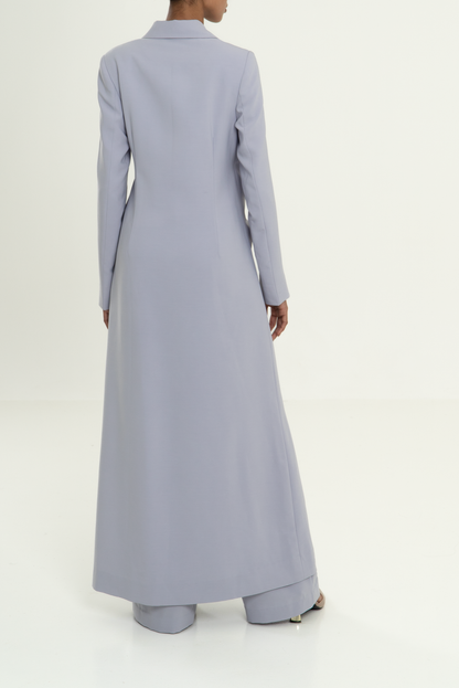 Terra Wrap-Style Coat and Pant Set