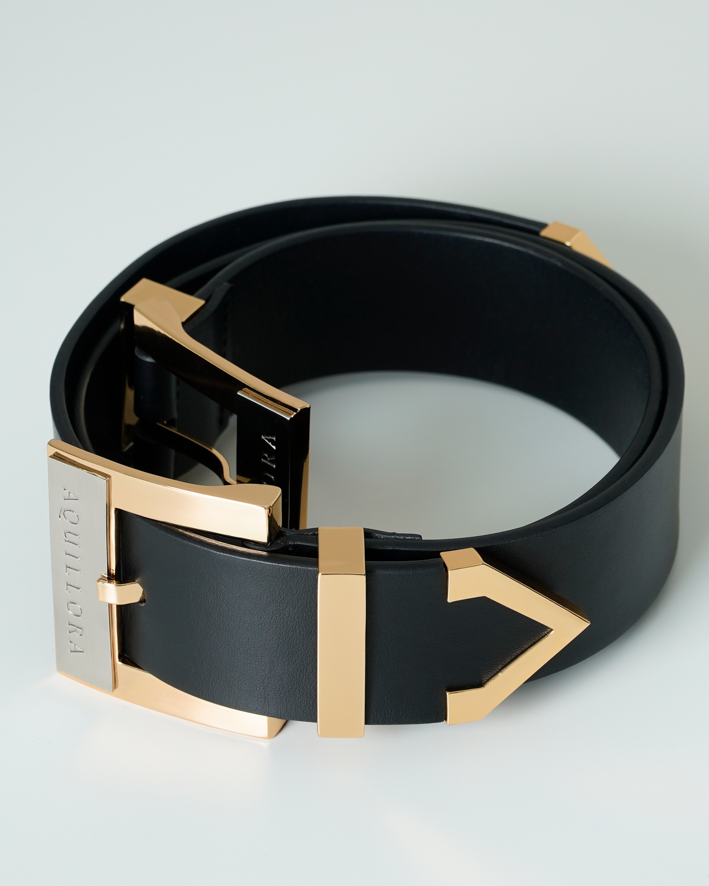 Courage Brass and Leather Belt
