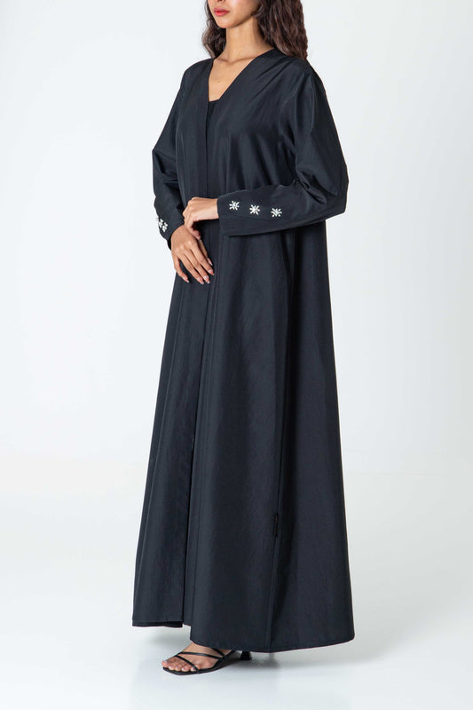 Embellished sleeve Abaya