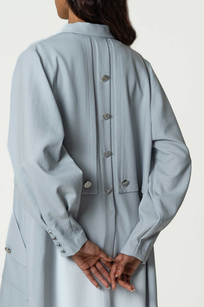 Collared Coat and Pant Set