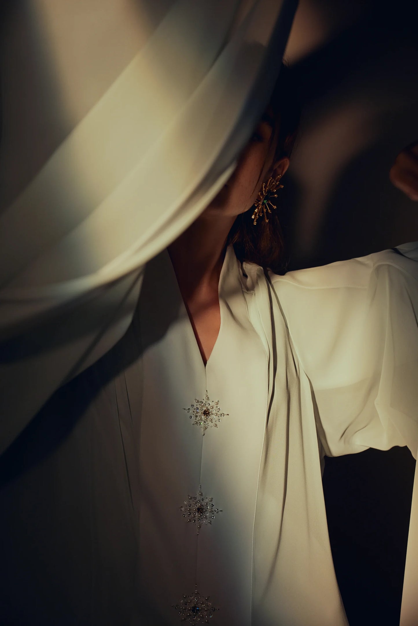 Indulgence Cape Effect Chiffon Kaftan and Inner Dress