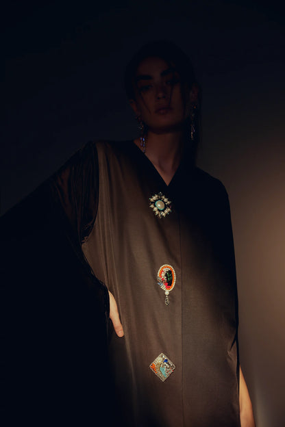 Indulgence Cape Sleeve Kaftan