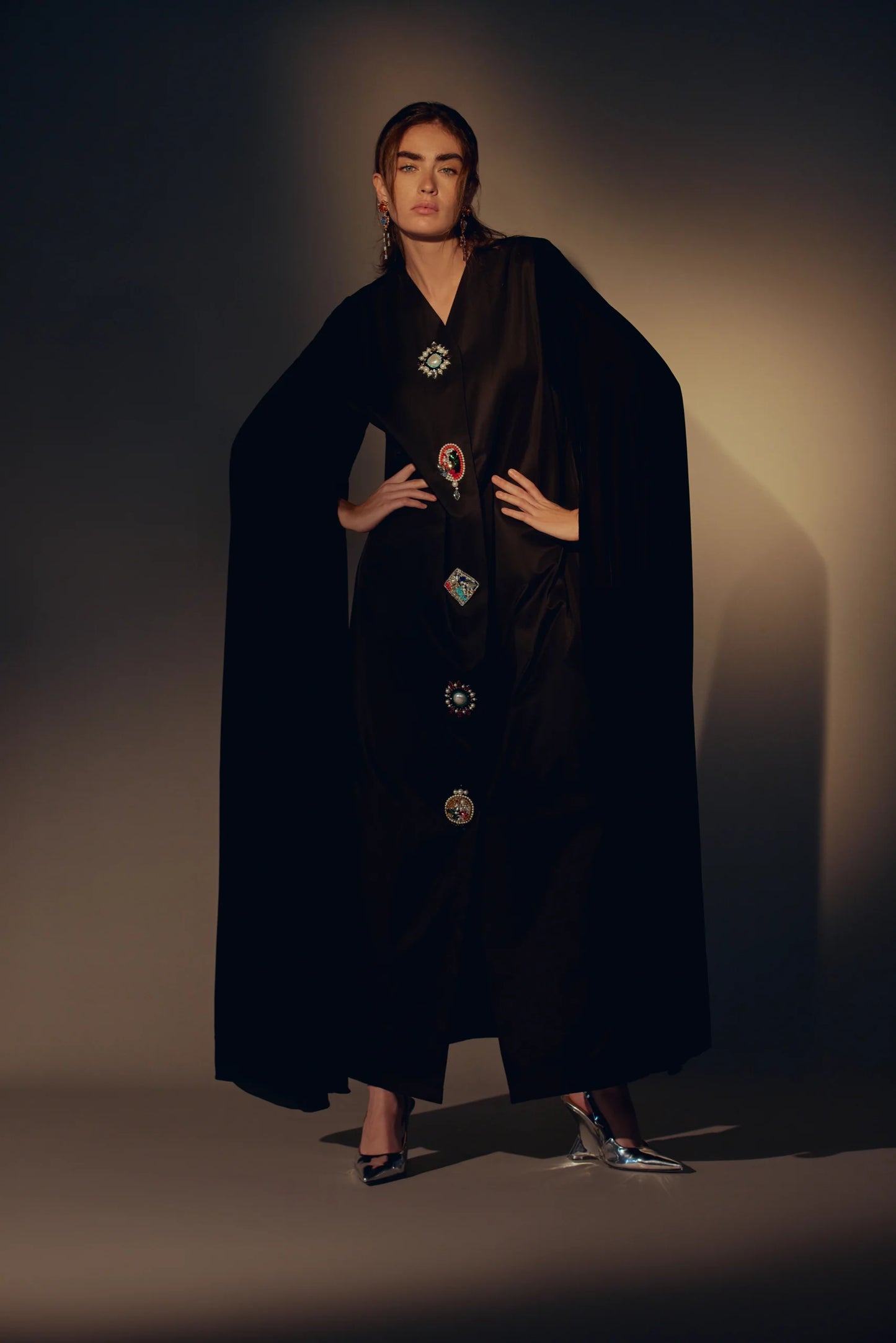 Indulgence Cape Sleeve Kaftan