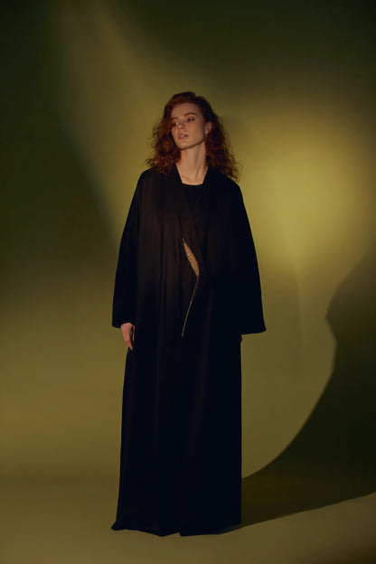 Power Black Abaya