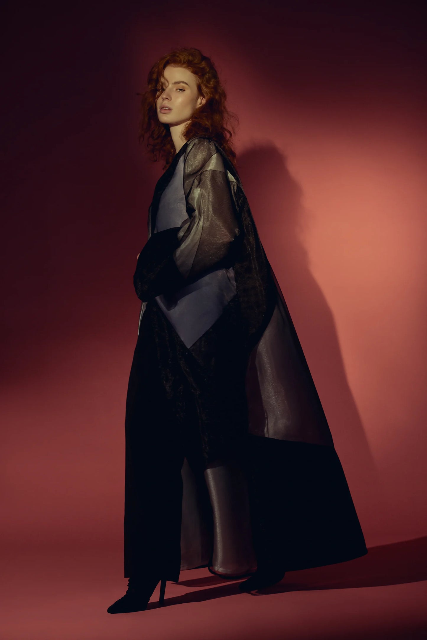 The Descending Organza Abaya