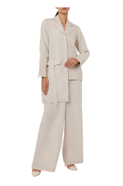 The Dispersion Asymmetric Long Shirt And Pants