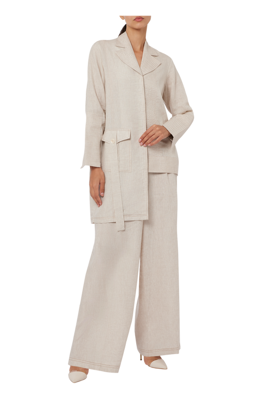 The Dispersion Asymmetric Long Shirt And Pants