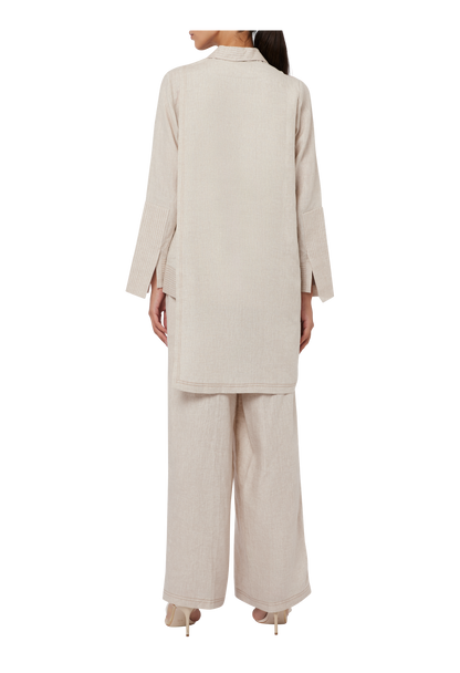 The Dispersion Asymmetric Long Shirt And Pants